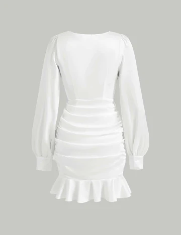 Rochie scurta SHEIN, alb