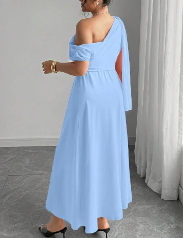 Rochie medie SHEIN CURVE, albastru