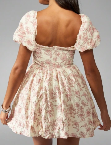 Rochie scurta Missguided, crem