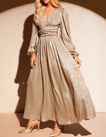 Rochie medie SHEIN, auriu