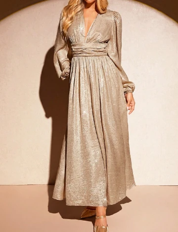 Rochie medie SHEIN, auriu