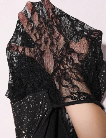 Bluza SHEIN CURVE, negru