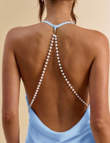 Rochie scurta SHEIN, albastru