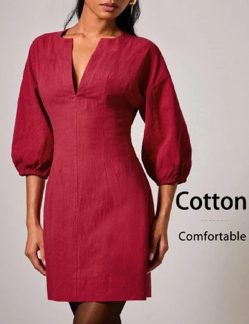 Rochie scurta SHEIN, rosu