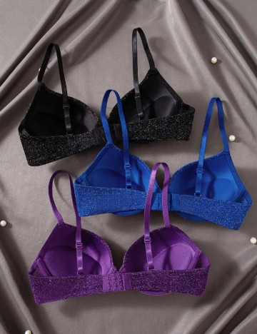 Set sutien 3 bucati SHEIN, mix culori