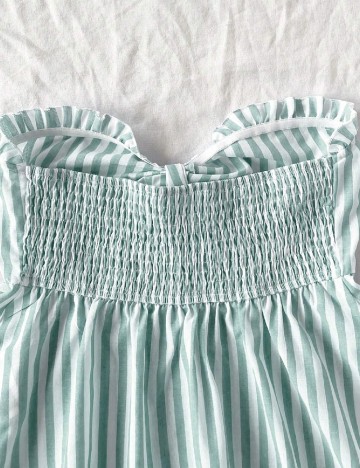 Top SHEIN, verde/alb