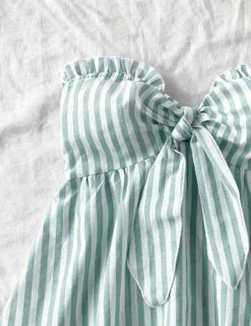 Top SHEIN, verde/alb