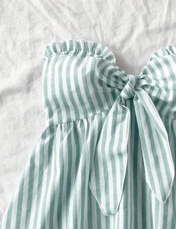 Top SHEIN, verde/alb