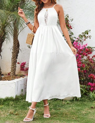 Rochie medie SHEIN, alb