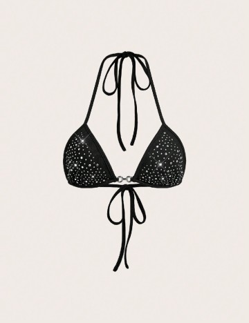 Sutien de baie SHEIN, negru