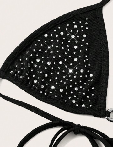 Sutien de baie SHEIN, negru