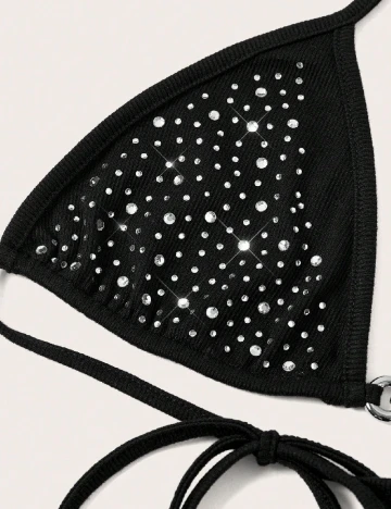 Sutien de baie SHEIN, negru