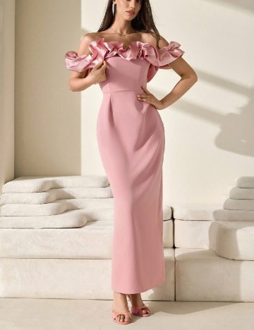 
						Rochie lunga SHEIN, roz