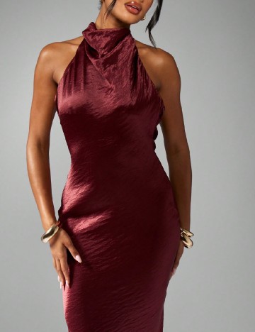 Rochie lunga Missguided, visiniu