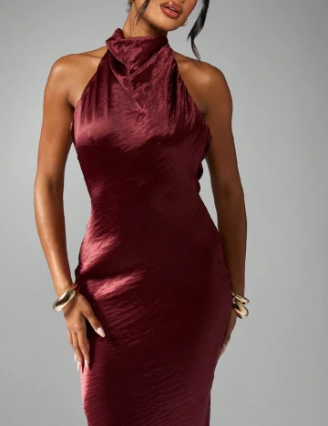 Rochie lunga Missguided, visiniu