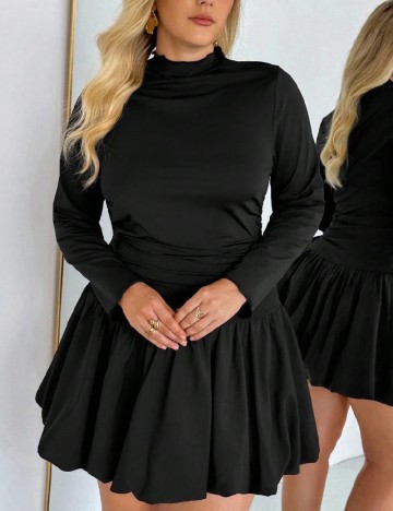 Rochie scurta SHEIN CURVE, negru