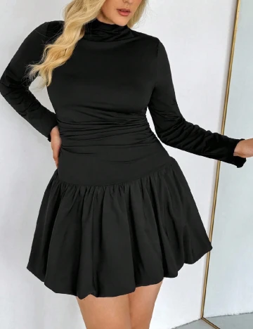 Rochie scurta SHEIN CURVE, negru