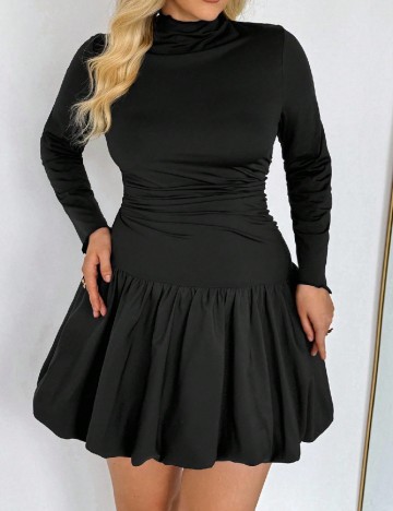 Rochie scurta SHEIN CURVE, negru