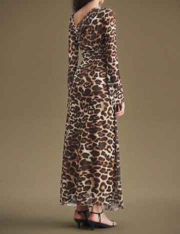 
						Rochie lunga SHEIN, animal print