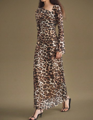 Rochie lunga SHEIN, animal print
