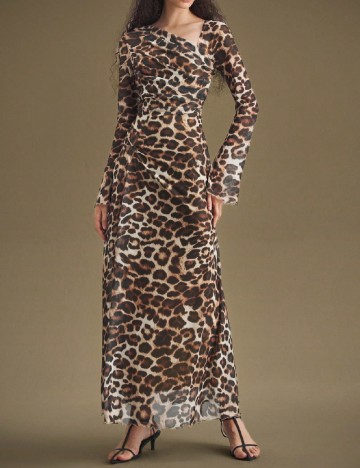 
						Rochie lunga SHEIN, animal print