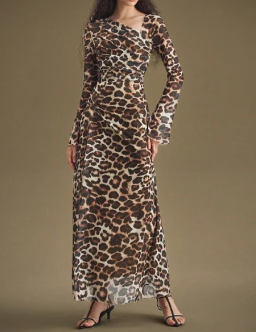 Rochie lunga SHEIN, animal print