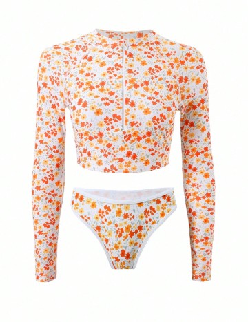 Costum de baie SHEIN, floral