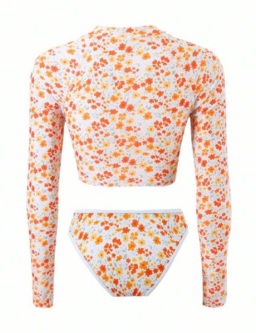 Costum de baie SHEIN, floral