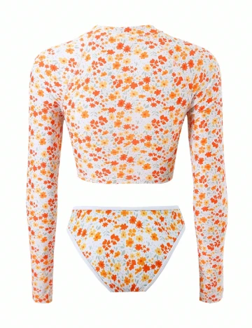 Costum de baie SHEIN, floral