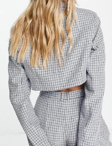 Sacou COLLUSION, mix culori