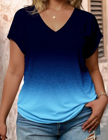 Bluza Oversize SHEIN CURVE, mix culori