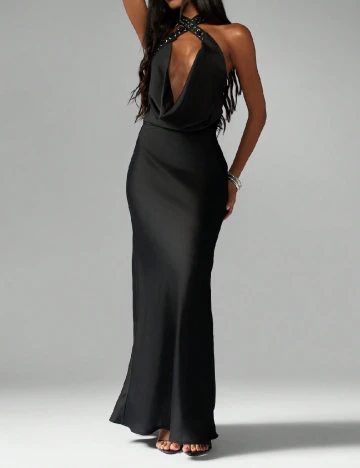 Rochie lunga Missguided, negru