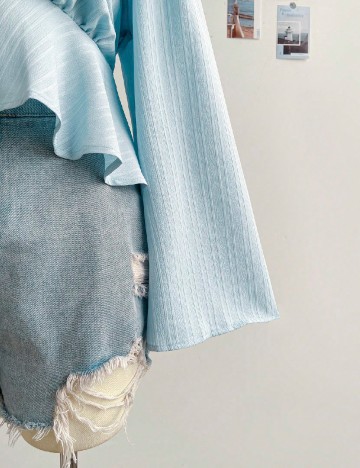 Bluza SHEIN CURVE, bleu