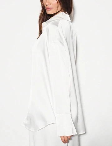 Camasa Oversize KIZN, alb