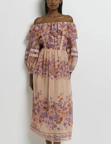 Rochie lunga River Island, mix culori