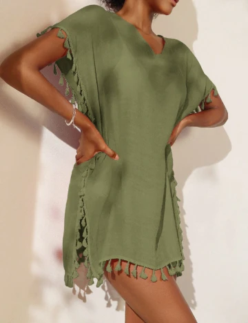 Rochie de plaja SHEIN, verde