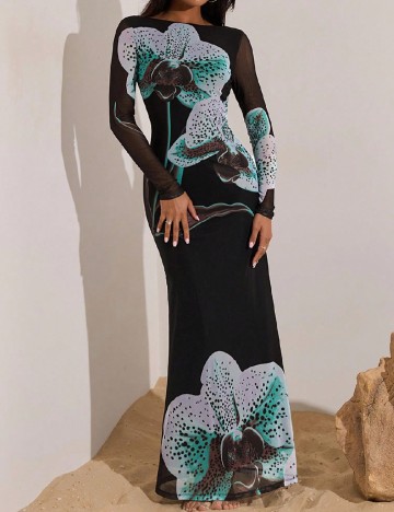 Rochie lunga SHEIN, negru