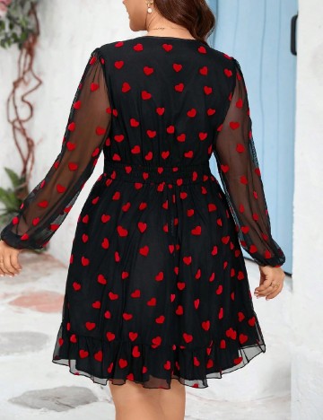 Rochie scurta SHEIN CURVE, negru