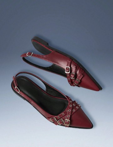 Pantofi Cuccoo, visiniu