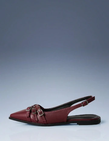 Pantofi Cuccoo, visiniu