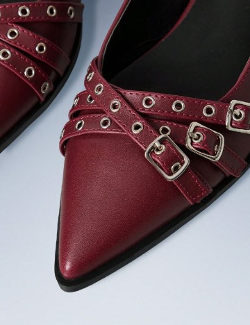 Pantofi Cuccoo, visiniu