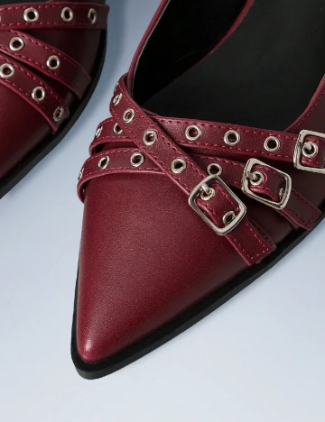 Pantofi Cuccoo, visiniu