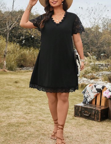 
						Rochie scurta SHEIN CURVE, negru