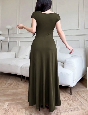 Rochie lunga SHEIN, verde