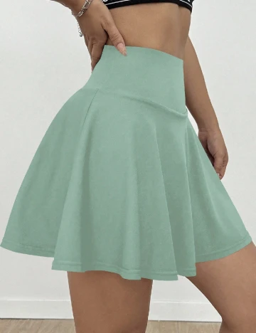 Fusta pantalon SHEIN, verde