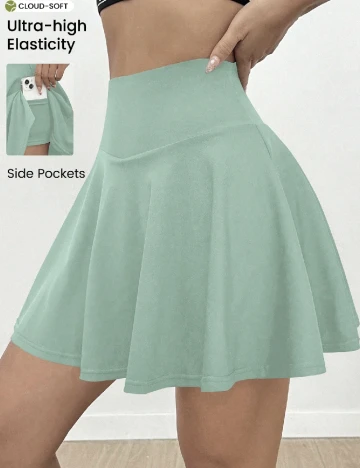 Fusta pantalon SHEIN, verde