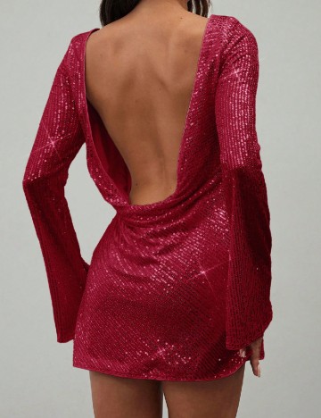 Rochie scurta SHEIN, rosu