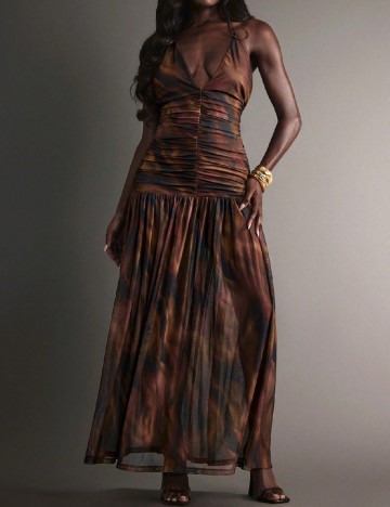 
						Rochie medie SHEIN, maro