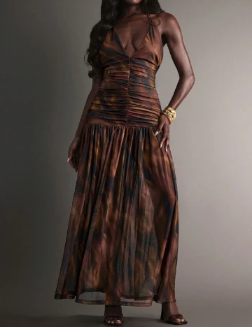 Rochie medie SHEIN, maro