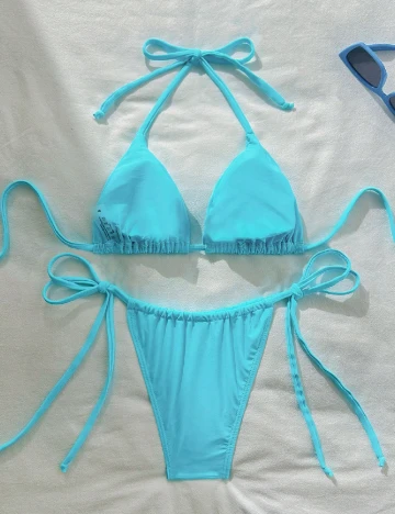 Costum de baie SHEIN, albastru